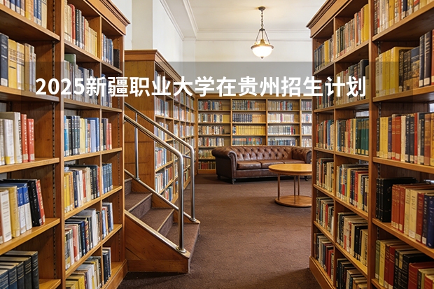 2025新疆职业大学在贵州招生计划一览表