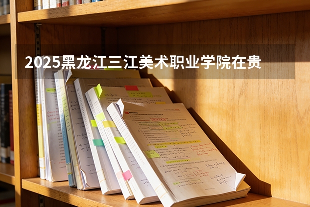 2025黑龙江三江美术职业学院在贵州招生计划一览表