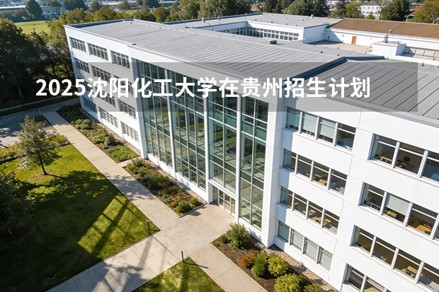 2025沈阳化工大学在贵州招生计划一览表