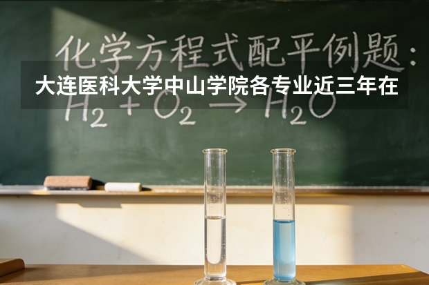 大连医科大学中山学院各专业近三年在江西招生人数 学费多少钱