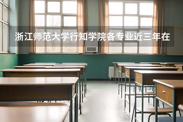 浙江师范大学行知学院各专业近三年在广西招生人数 学费多少钱