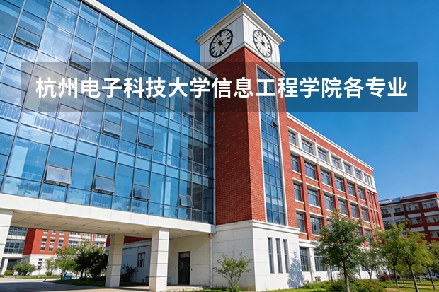 杭州电子科技大学信息工程学院各专业近三年在广东招生人数 学费多少钱