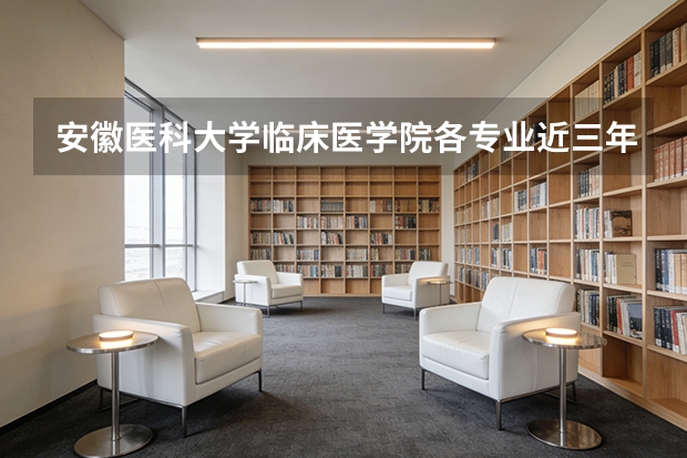 安徽医科大学临床医学院各专业近三年在四川招生人数 学费多少钱