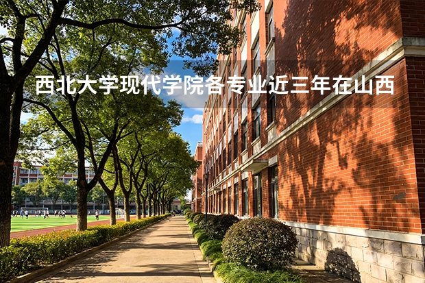 西北大学现代学院各专业近三年在山西招生人数 学费多少钱