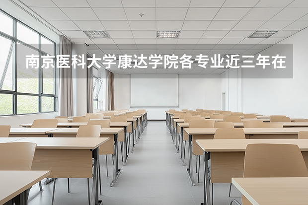 南京医科大学康达学院各专业近三年在江苏招生人数 学费多少钱