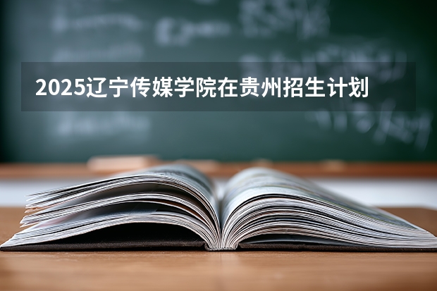 2025辽宁传媒学院在贵州招生计划一览表