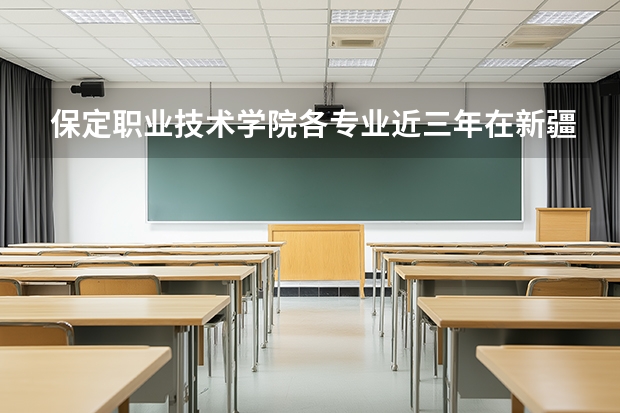 保定职业技术学院各专业近三年在新疆招生人数 学费多少钱
