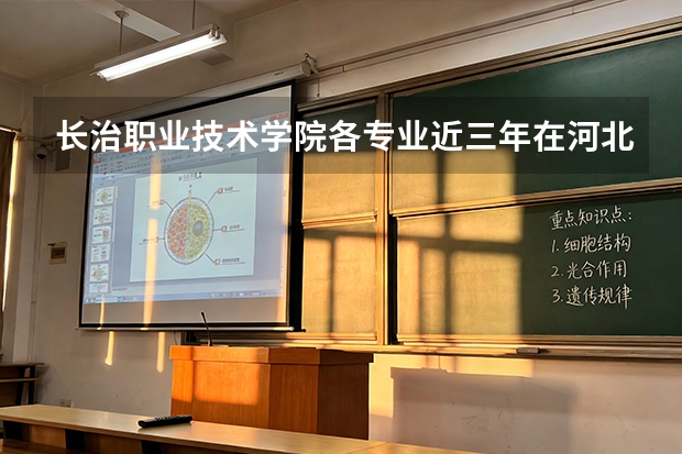 长治职业技术学院各专业近三年在河北招生人数 学费多少钱