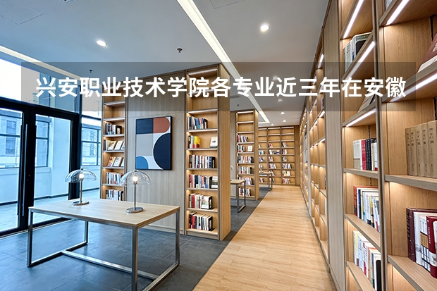 兴安职业技术学院各专业近三年在安徽招生人数 学费多少钱