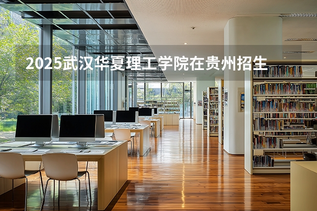 2025武汉华夏理工学院在贵州招生计划一览表