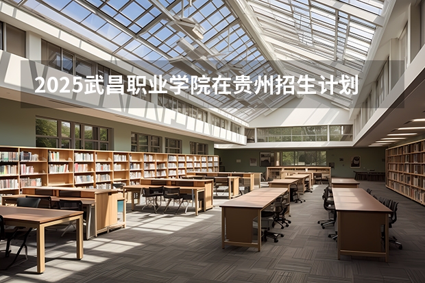 2025武昌职业学院在贵州招生计划一览表