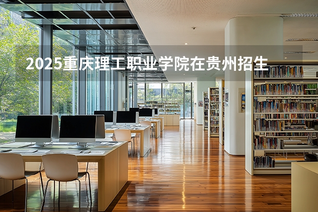 2025重庆理工职业学院在贵州招生计划一览表