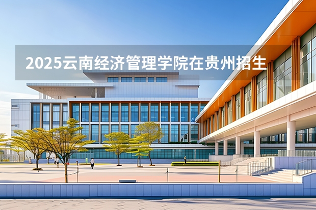 2025云南经济管理学院在贵州招生计划一览表