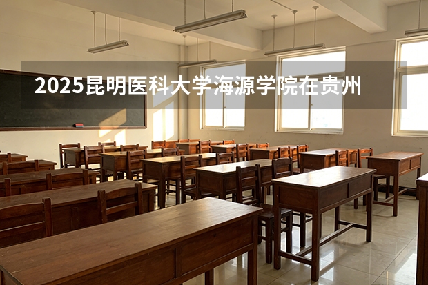 2025昆明医科大学海源学院在贵州招生计划一览表