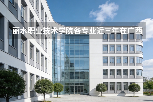 丽水职业技术学院各专业近三年在广西招生人数 学费多少钱
