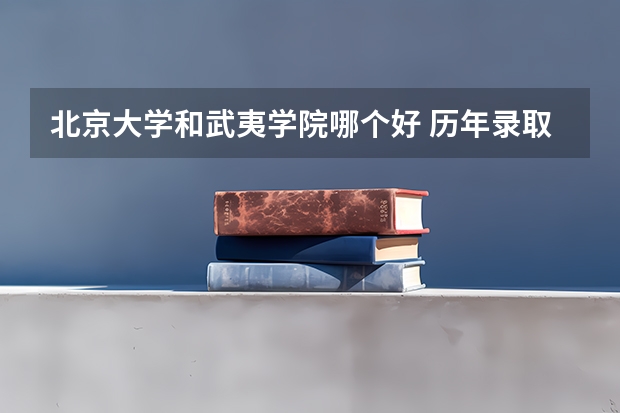 北京大学和武夷学院哪个好 历年录取分数线是多少