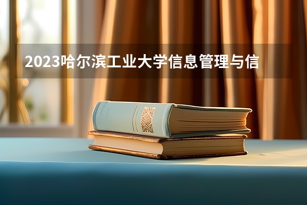 2023哈尔滨工业大学信息管理与信息系统专业分数线是多少(近三年分数线)