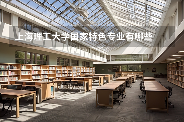 上海理工大学国家特色专业有哪些