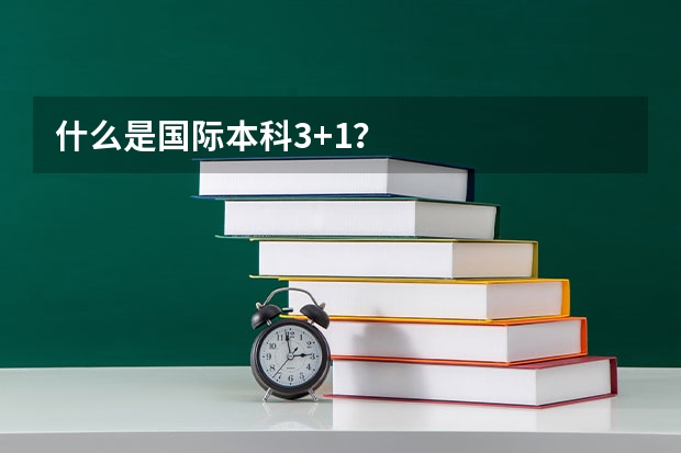 什么是国际本科3+1？
