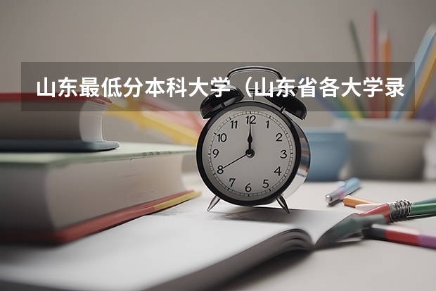 山东最低分本科大学（山东省各大学录取分数线）