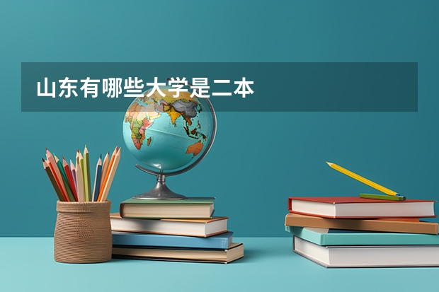 山东有哪些大学是二本