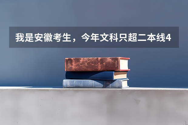 我是安徽考生，今年文科只超二本线4分，能上合肥师范学院或铜陵学院吗?