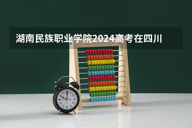 湖南民族职业学院2024高考在四川招生计划
