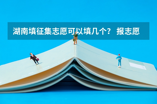 湖南填征集志愿可以填几个？ 报志愿可以报几个学校几个专业