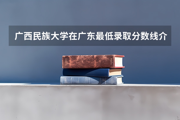 广西民族大学在广东最低录取分数线介绍