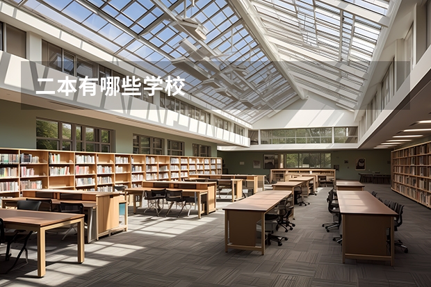 二本有哪些学校