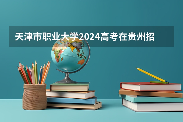 天津市职业大学2024高考在贵州招生计划
