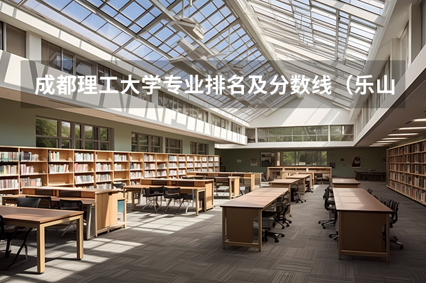 成都理工大学专业排名及分数线（乐山理工二本录取分）