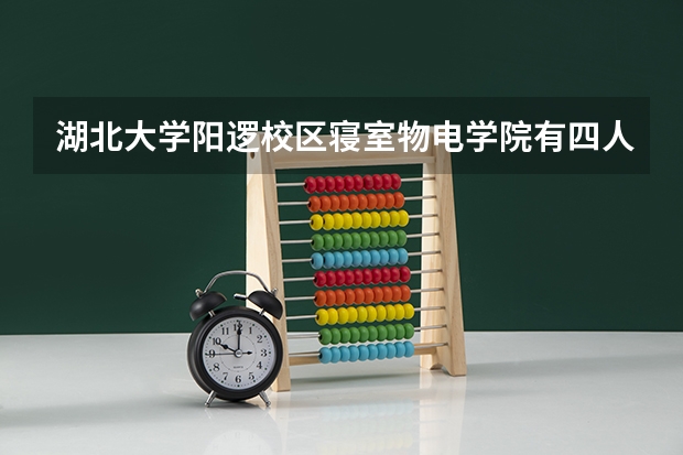 湖北大学阳逻校区寝室物电学院有四人间吗