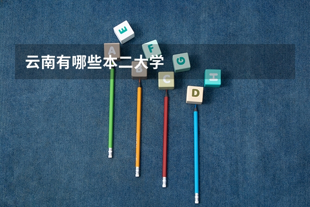 云南有哪些本二大学