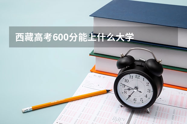 西藏高考600分能上什么大学
